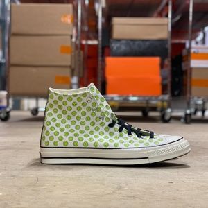 Converse Chuck 70 Hi Happy Camper Mens Shoe Egret/Lemongrass 167637C Size 12